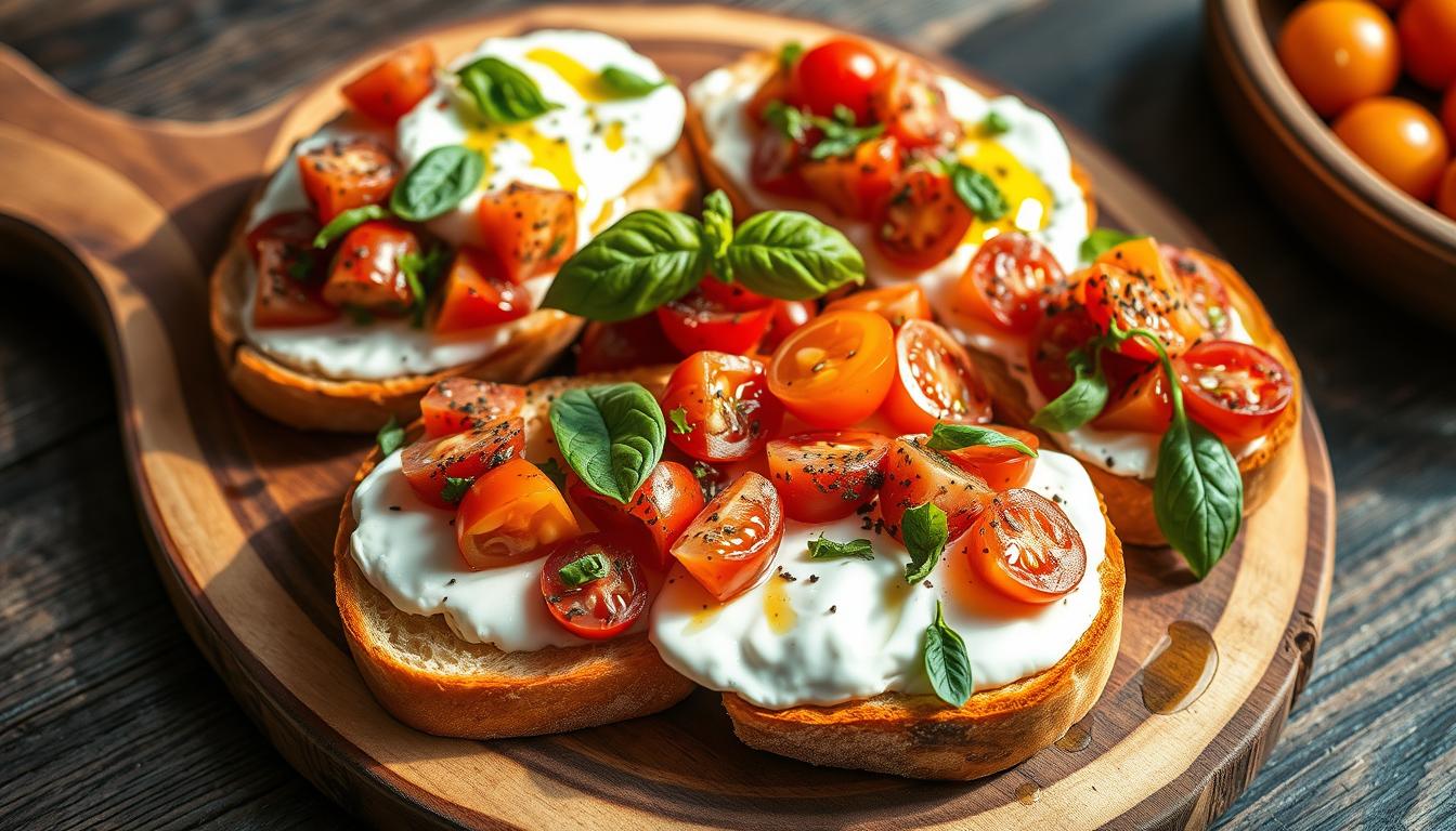 Burrata Bruschetta