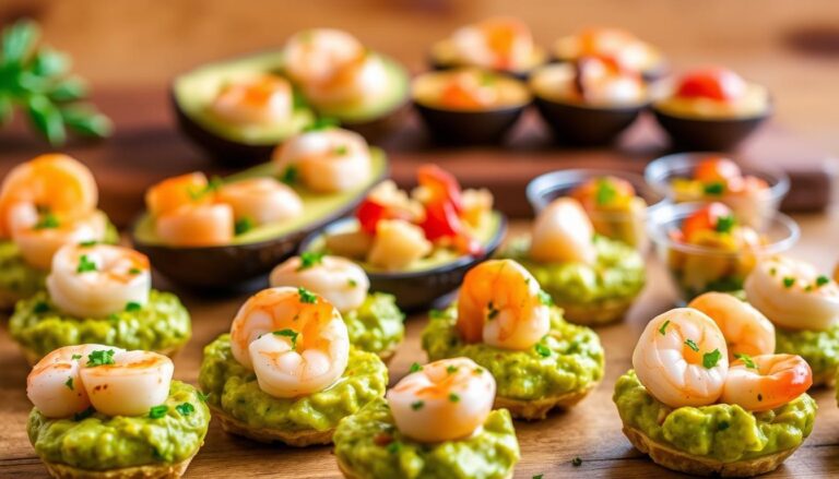 Easy Shrimp Guacamole Bites