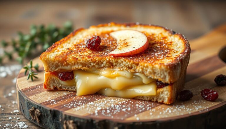 Apple and Cranberry Grilled Cheese