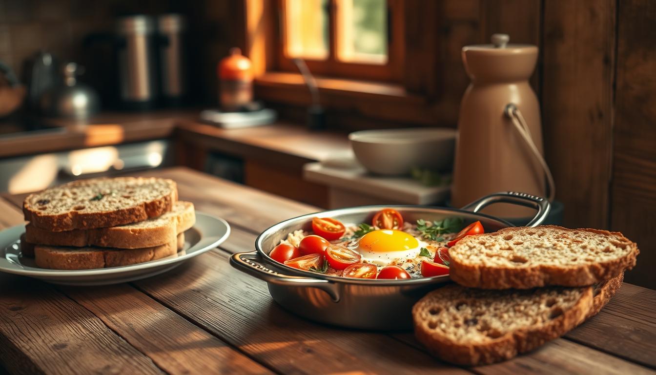 Baked Feta Eggs