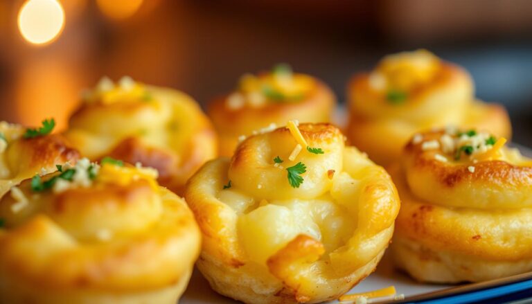 Cheesy Mashed Potato Puffs