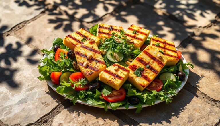 Grilled Halloumi Salad Recipe