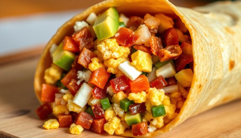 High Protein Breakfast Burritos