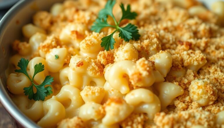 Keto Cauliflower Mac & Cheese