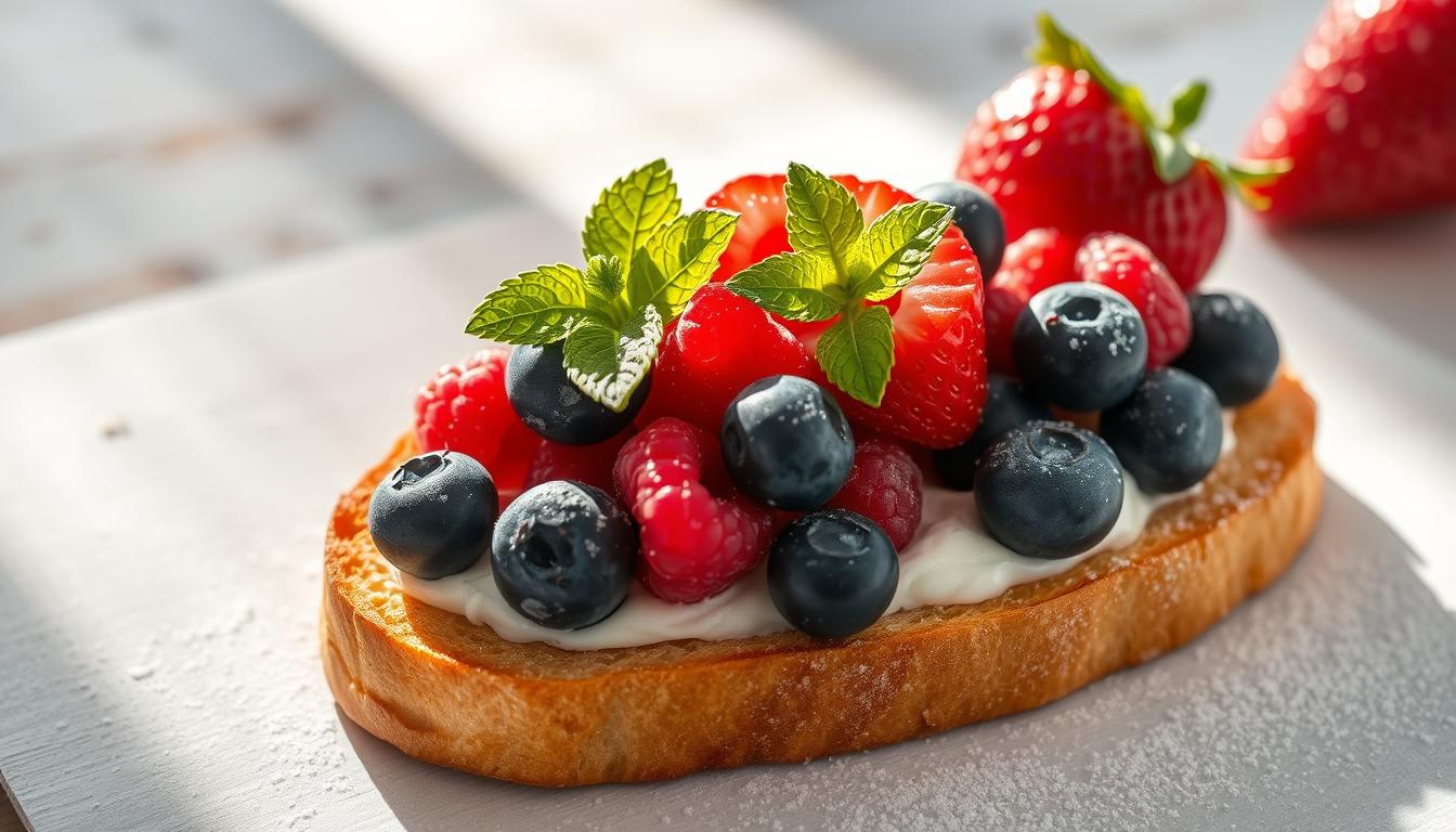 Ricotta Toast with Berries