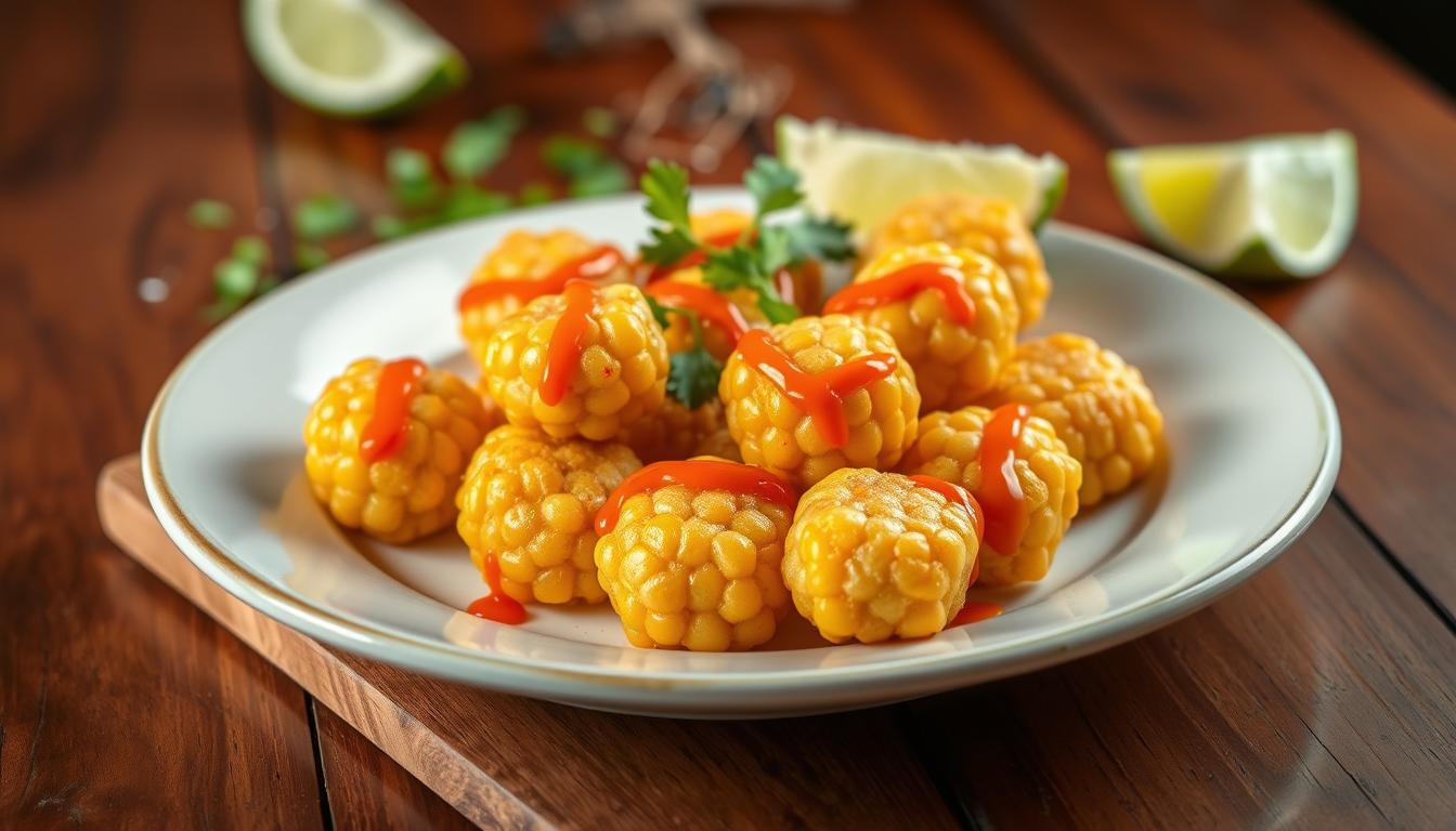 Spicy Mexican Corn Bites