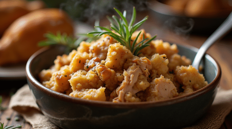 crockpot chicken and stuffing