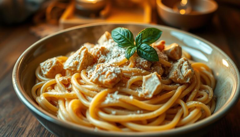 crockpot chicken spaghetti