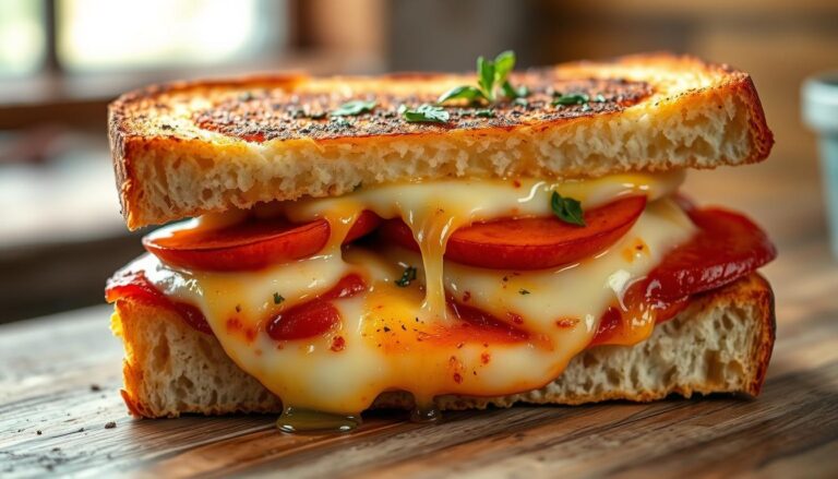 pizza grilled cheese sandwich