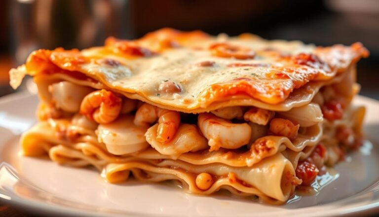 seafood lasagna