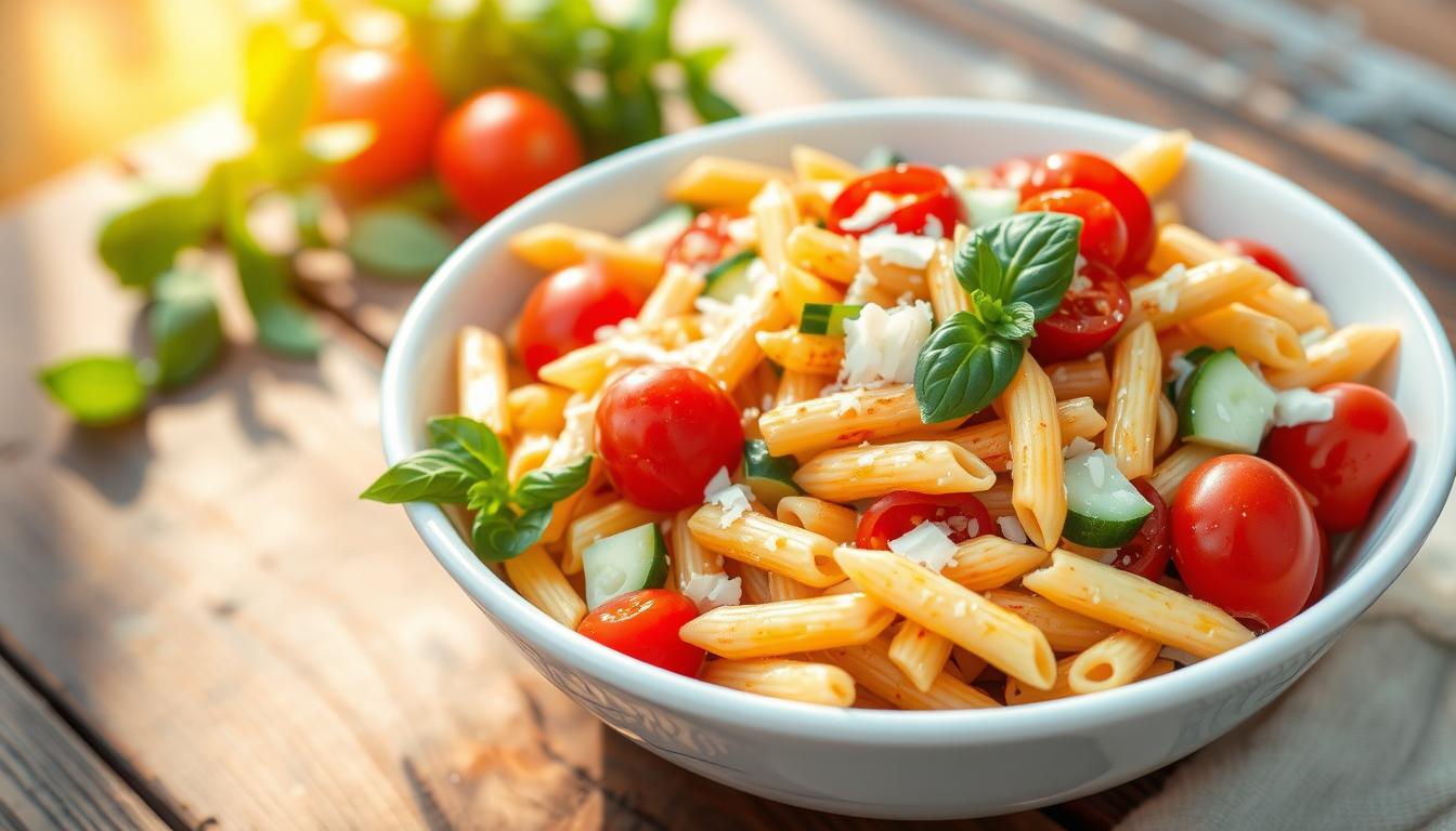 zesty italian pasta salad