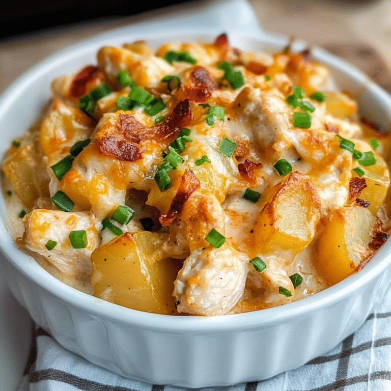 Loaded Potato Ranch Chicken Casserole