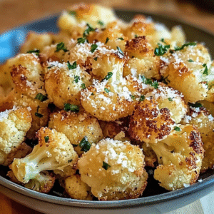 Crispy Parmesan Roasted Cauliflower: A Veggie Side Dish Sensation