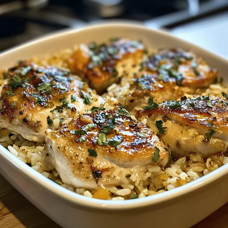 Forgotten Chicken and Rice: A Comforting Weeknight Favorite