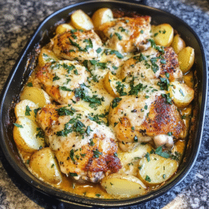 Garlic Parmesan Chicken and Potatoes