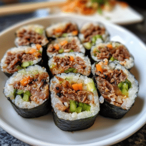 Korean Bulgogi Sushi Rolls