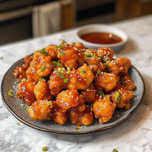 Korean Popcorn Chicken (Dakgangjeong)