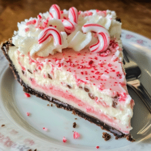 No-Bake Candy Cane Pie: A Festive, Indulgent Treat