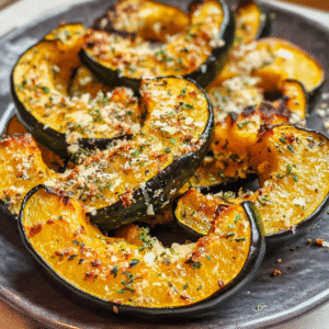 Parmesan Herb Roasted Acorn Squash