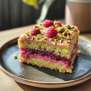 Pistachio Raspberry Cake: A Harmonious Blend of Flavors