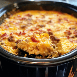 Mountain Man Crock Pot Breakfast Casserole