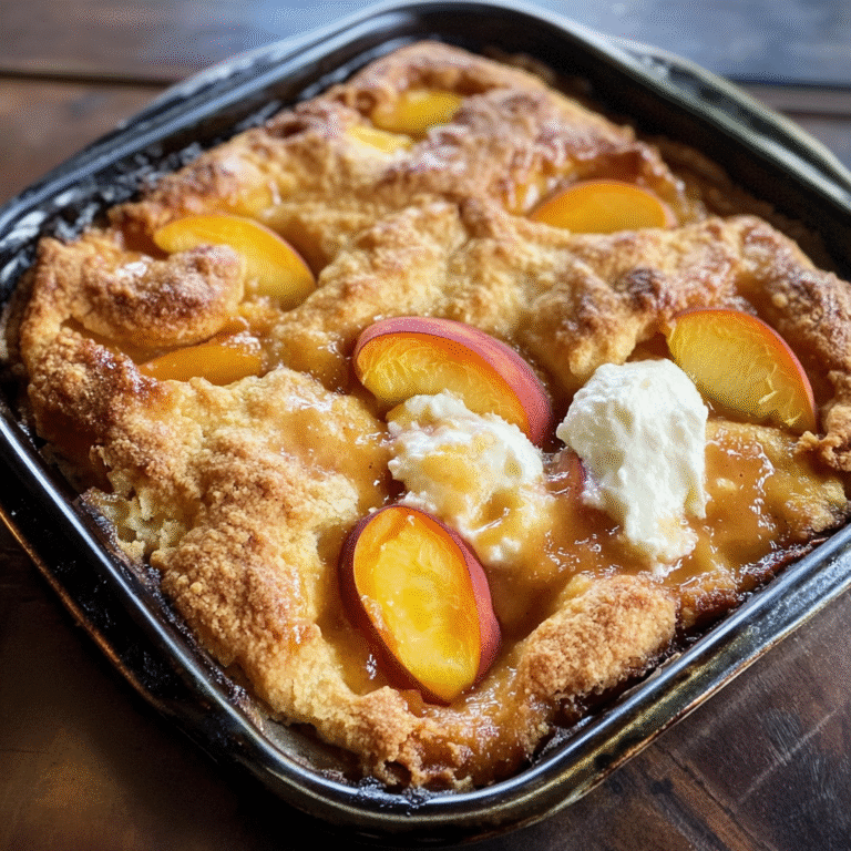 Irresistible Peach Cobbler Recipe